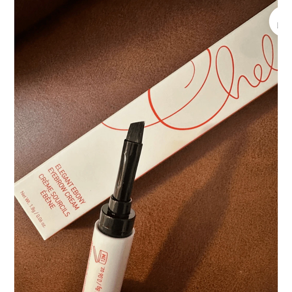 Chella Eyebrow Cream Elegant Ebony 0.6 oz New in Box NIB Brow Makeup